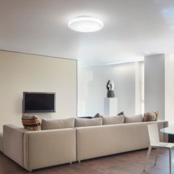 Atrium - Ribbed Opal Glass LED Flush ∅ 55 cm Atrium - Ribbed Opal Glass LED Flush ∅ 55 cm