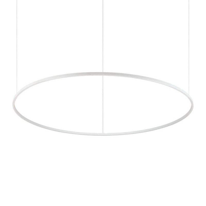 IdealLux-265957 - Oracle Slim - White LED Pendant Ø 150 cm