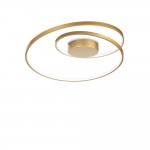 Oz - Brushed Brass LED Flush Ø 60 cm