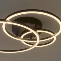 Frame - Black LED Ceiling Lamp