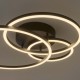 IdealLux-269825 - Frame - Black LED Ceiling Lamp