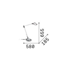 Futura - White Desk Lamp 4000K