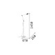 IdealLux-272085 - Futura - White Floor Lamp 4000K