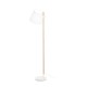 IdealLux-272245 - Axel - White & Wooden Floor Lamp