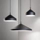 IdealLux-281568 - Yurta - Black Pendant Ø 21 cm