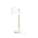 IdealLux-282091 - Axel - White & Wooden Table Lamp