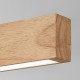 IdealLux-284477 - Craft - Wooden & Black Wall Lamp 40 cm
