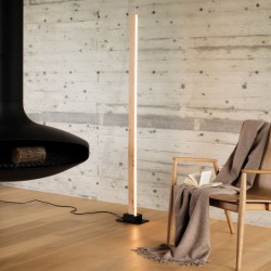Craft - Wooden & Black LED Floor Lamp Craft - Wooden & Black LED Floor Lamp
