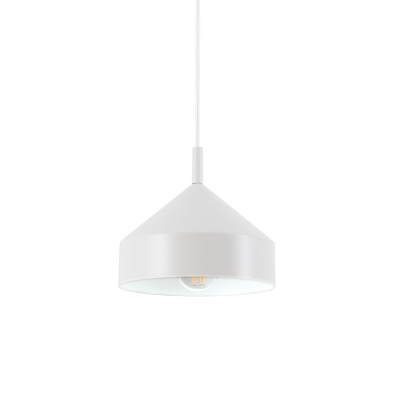 IdealLux-285146 - Yurta - Small White Pendant Ø21 cm