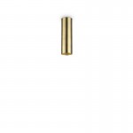 Look - Surface-Mounted Satin Brass Cylindrical Spotlight Look - Surface-Mounted Satin Brass Cylindrical Spotlight