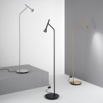 Diesis - Satin Nickel LED Floor Lamp