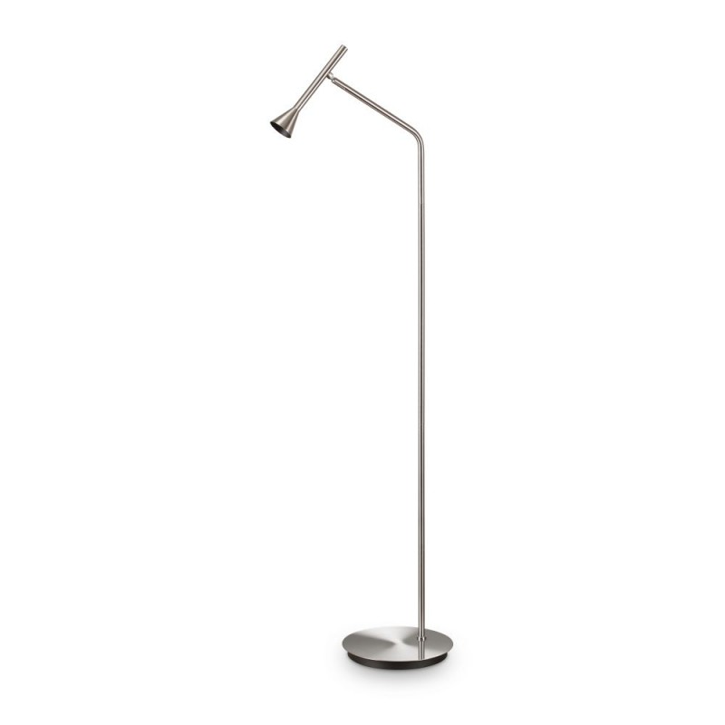 IdealLux-285337 - Diesis - Satin Nickel LED Floor Lamp