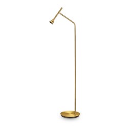 Diesis - Satin Brass LED Floor Lamp