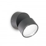 Omega - IP54 Anthracite LED Wall Lamp 4000K