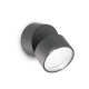 IdealLux-285467 - Omega - IP54 Anthracite LED Wall Lamp 4000K