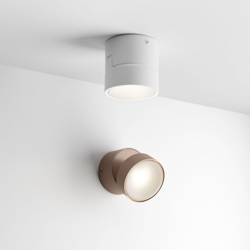 IdealLux-285474 - Omega - IP54 White LED Wall Lamp 3000K