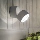IdealLux-285481 - Omega - IP54 White LED Wall Lamp 4000K
