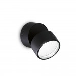 Omega - IP54 Black LED Wall Lamp 4000K