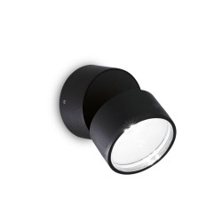 Omega - IP54 Black LED Wall Lamp 4000K