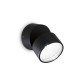 IdealLux-285504 - Omega - IP54 Black LED Wall Lamp 4000K