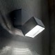 IdealLux-285511 - Omega - IP54 Anthracite LED Wall Lamp 4000K