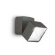 IdealLux-285511 - Omega - IP54 Anthracite LED Wall Lamp 4000K