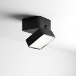 Omega - IP54 Black LED Wall Lamp 4000K