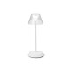 IdealLux-286723 - Lolita - Outdoor White Rechargeable Table Lamp IP54