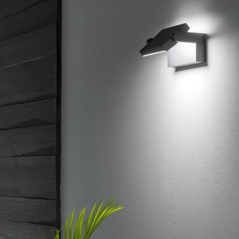 IdealLux-287683 - Swipe - Anthracite Wall Lamp IP54