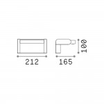 Swipe - White Wall Lamp IP54