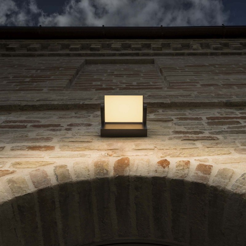 IdealLux-287706 - Swipe - Black Wall Lamp IP54