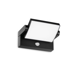 Swipe - Black PIR Wall Lamp IP54