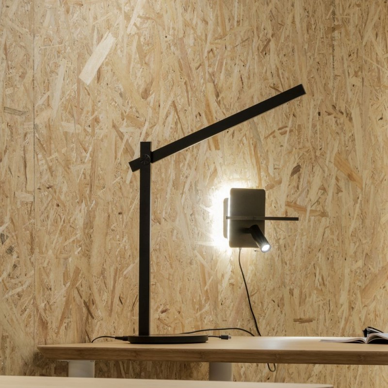 IdealLux-289151 - Pivot - Black CCT Desk Lamp