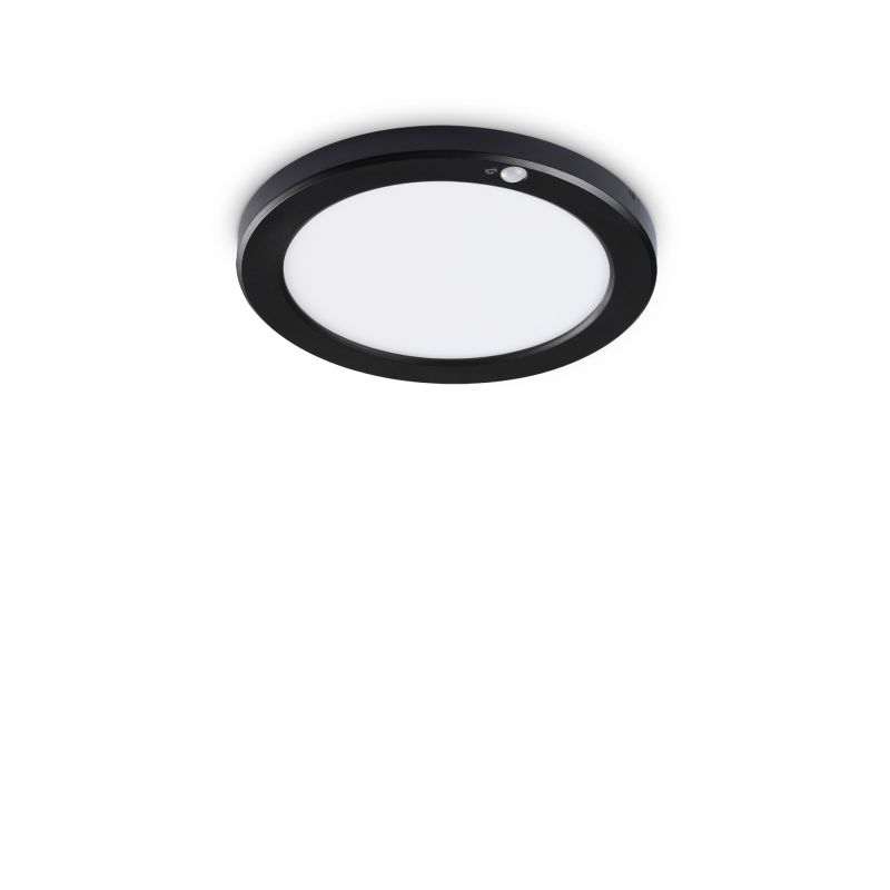 IdealLux-290782 - Aura - LED Black Flush/Recessed Light with Sensor Ø22