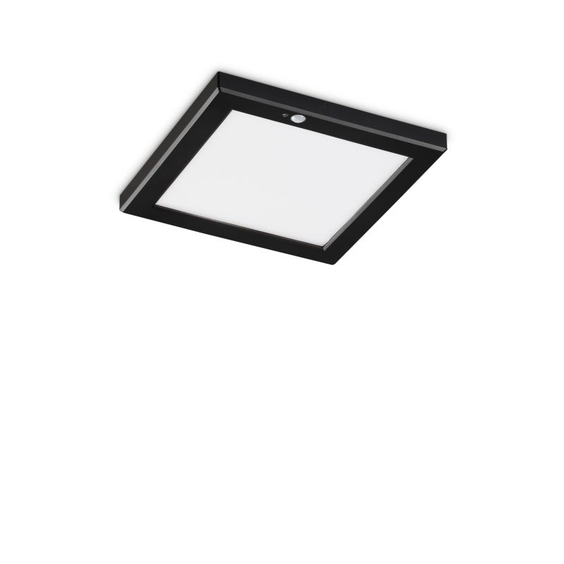 IdealLux-290829 - Aura - LED Black Flush/Recessed Light with Sensor 22 cm