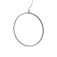 IdealLux-291376 - Circus - LED Black Pendant with White Diffuser Ø 60 cm