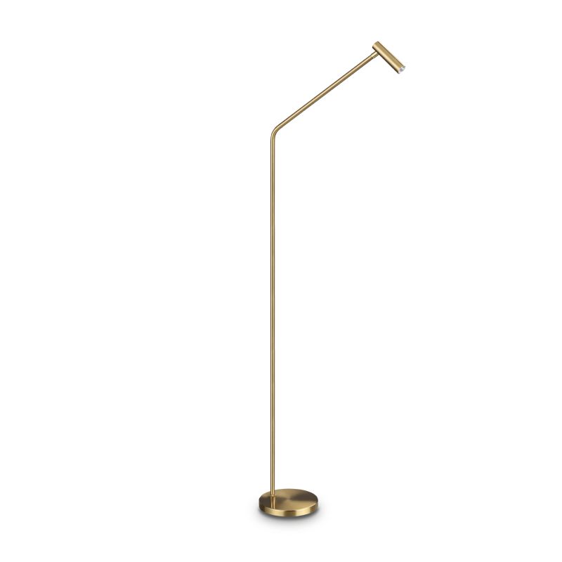 IdealLux-295503 - Easy - Brushed Brass LED Floor Lamp