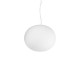 IdealLux-297767 - Cotton - White Pendant with White Glass ∅ 30 cm
