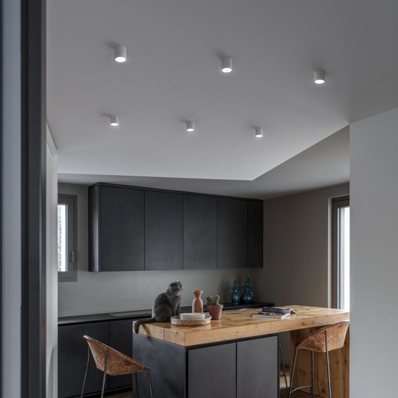 IdealLux-299419 - Nitro - Surface-Mounted White Cylindrical LED Spotlight Ø 4 cm