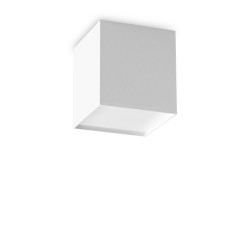 Kubiko - Surface-Mounted White Square LED Spotlight 10 cm