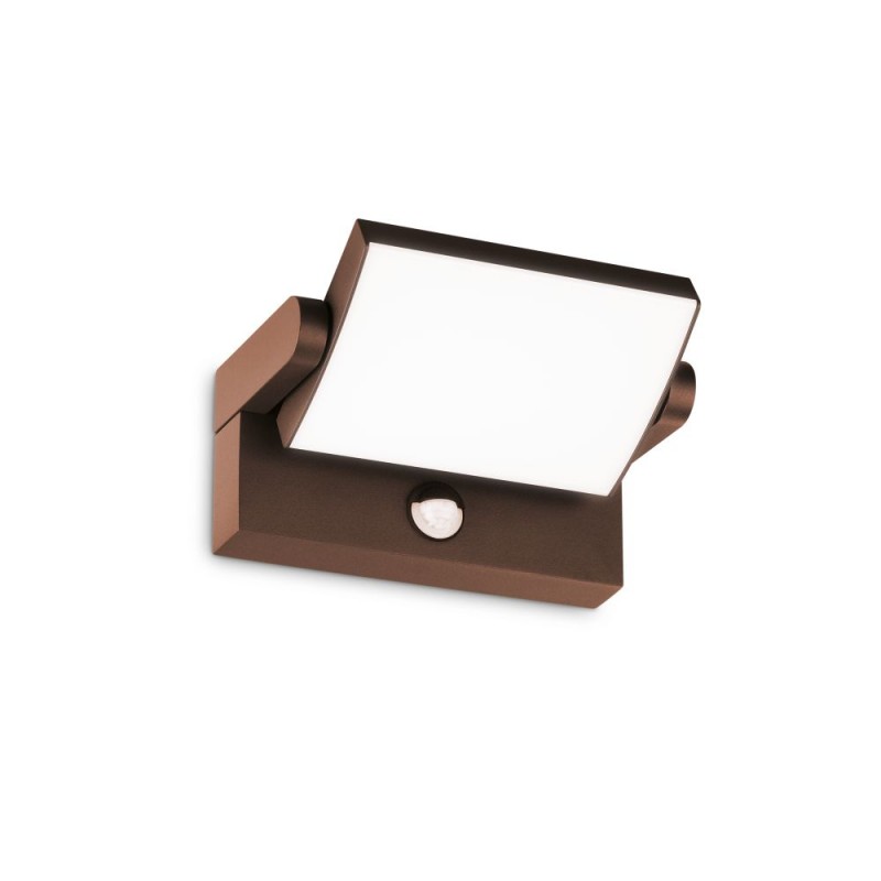 IdealLux-307176 - Swipe - Coffee PIR Wall Lamp IP54