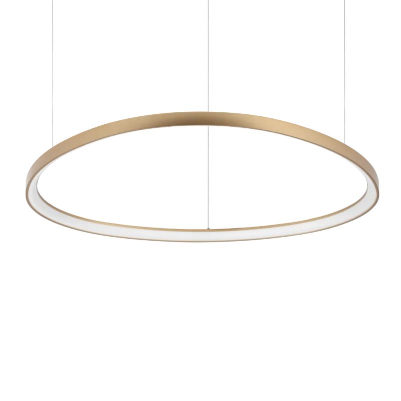 IdealLux-307701 - Gemini - Brushed Brass LED Pendant 82W