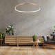 IdealLux-307701 - Gemini - Brushed Brass LED Pendant 82W