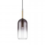 Empire - Gold Pendant with Smoked Ombre Glass Ø 12 cm Empire - Gold Pendant with Smoked Ombre Glass Ø 12 cm