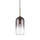 IdealLux-309804 - Empire - Gold Pendant with Smoked Ombre Glass Ø 12 cm