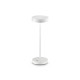 IdealLux-311715 - Toffee - Outdoor White Rechargeable Table Lamp IP54