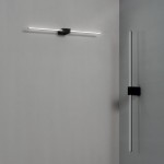 Theo - Black LED Wall Lamp 75 cm Theo - Black LED Wall Lamp 75 cm
