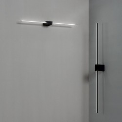 Theo - Black LED Wall Lamp 75 cm Theo - Black LED Wall Lamp 75 cm