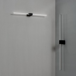 Theo - Black LED Wall Lamp 115 cm Theo - Black LED Wall Lamp 115 cm