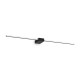 IdealLux-311784 - Theo - Black LED Wall Lamp 115 cm